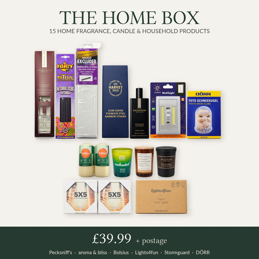 The Home Box – 15 home fragrance, candle and household products, £39.99 plus postage