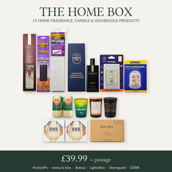 The Home Box – 15 home fragrance, candle and household products, £39.99 plus postage