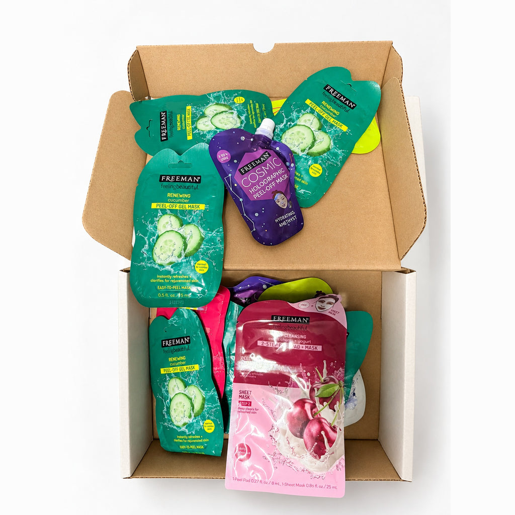 Freeman face mask selection included in The Pamper Box
