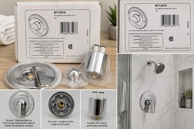 Delta BT13010 Foundations Monitor 13 Series Shower Valve Trim Chrome New