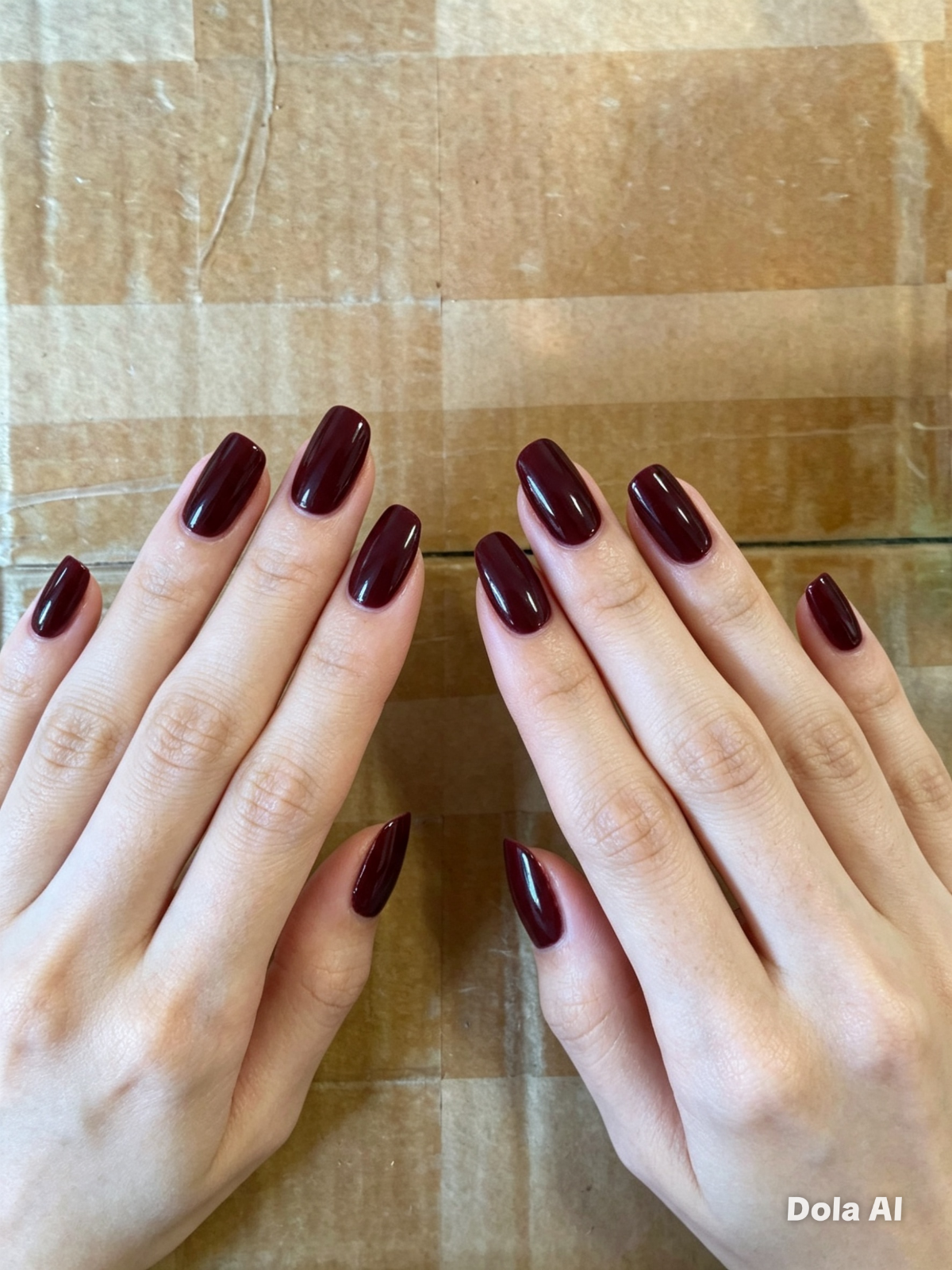 WOW Nail Polish – Colour NAIL.73-IL – Deep Burgundy – 10ml – Regular – 6 Bottles