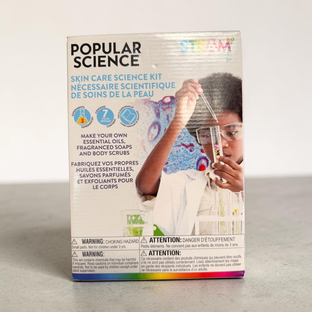 Popular Science Skin Care STEM Science Kit – Make Soaps, Scrubs & Oils – Brand N
