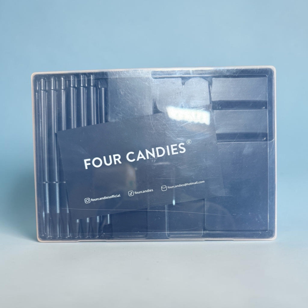 FOUR CANDIES Mechanical Pencil Set with Leads and Case