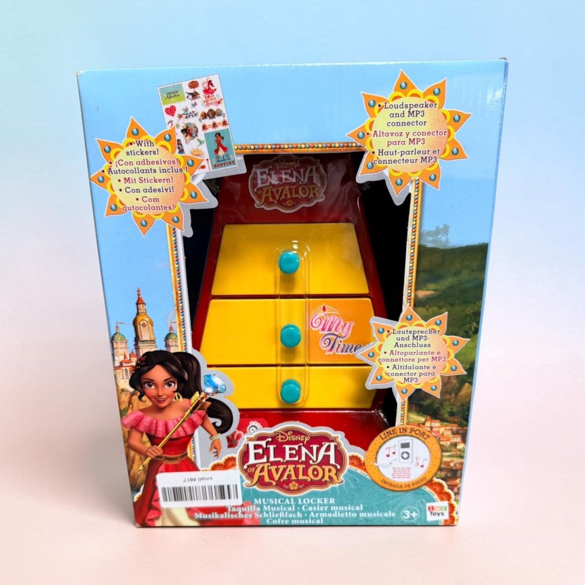 Disney Elena of Avalor Musical Locker – Jewellery Box – MP3 Speaker – Stickers –