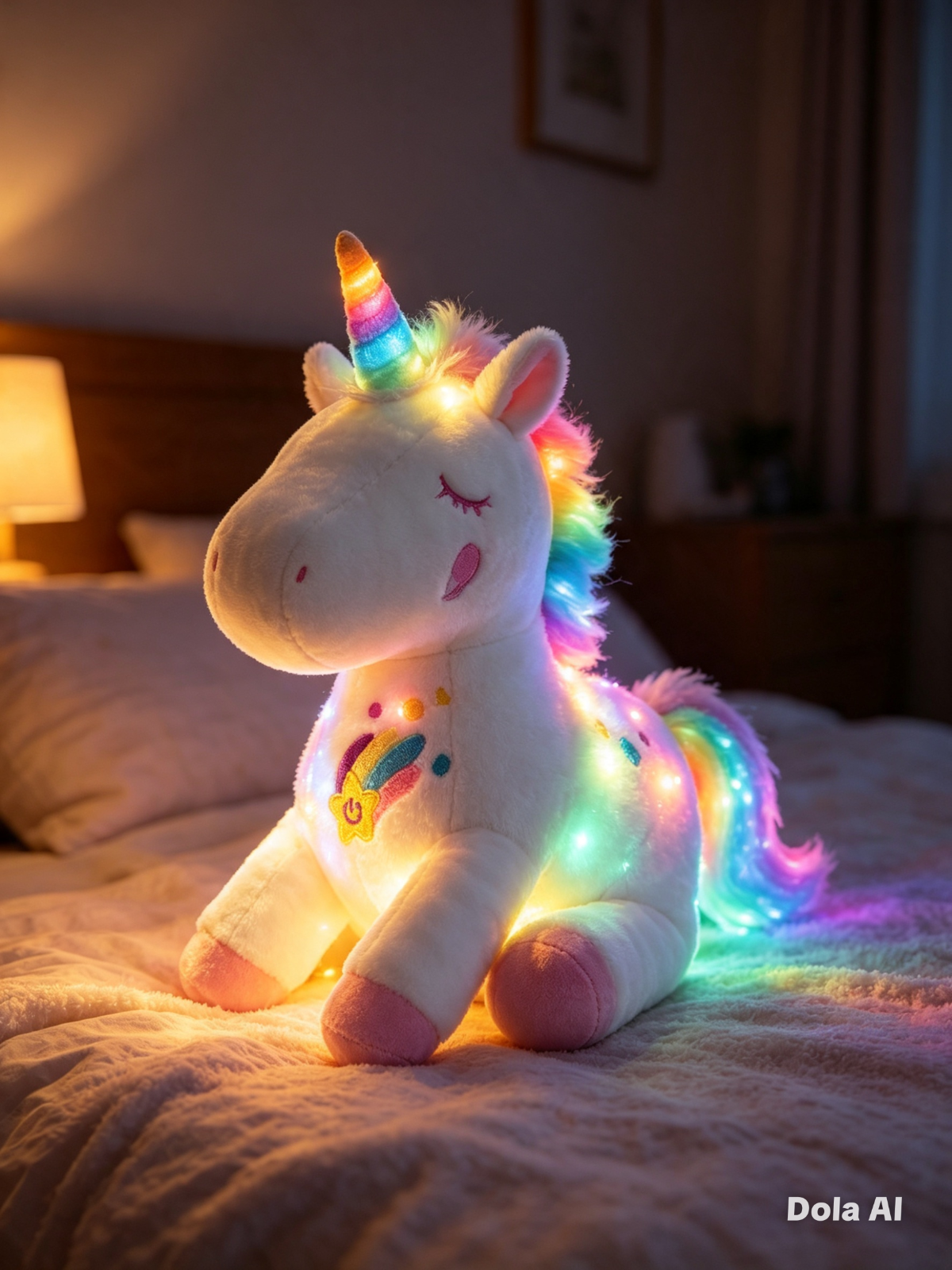 Magic Dreamlight Unicorn – Soft Plush Nightlight with Melody – Gold Award Winner