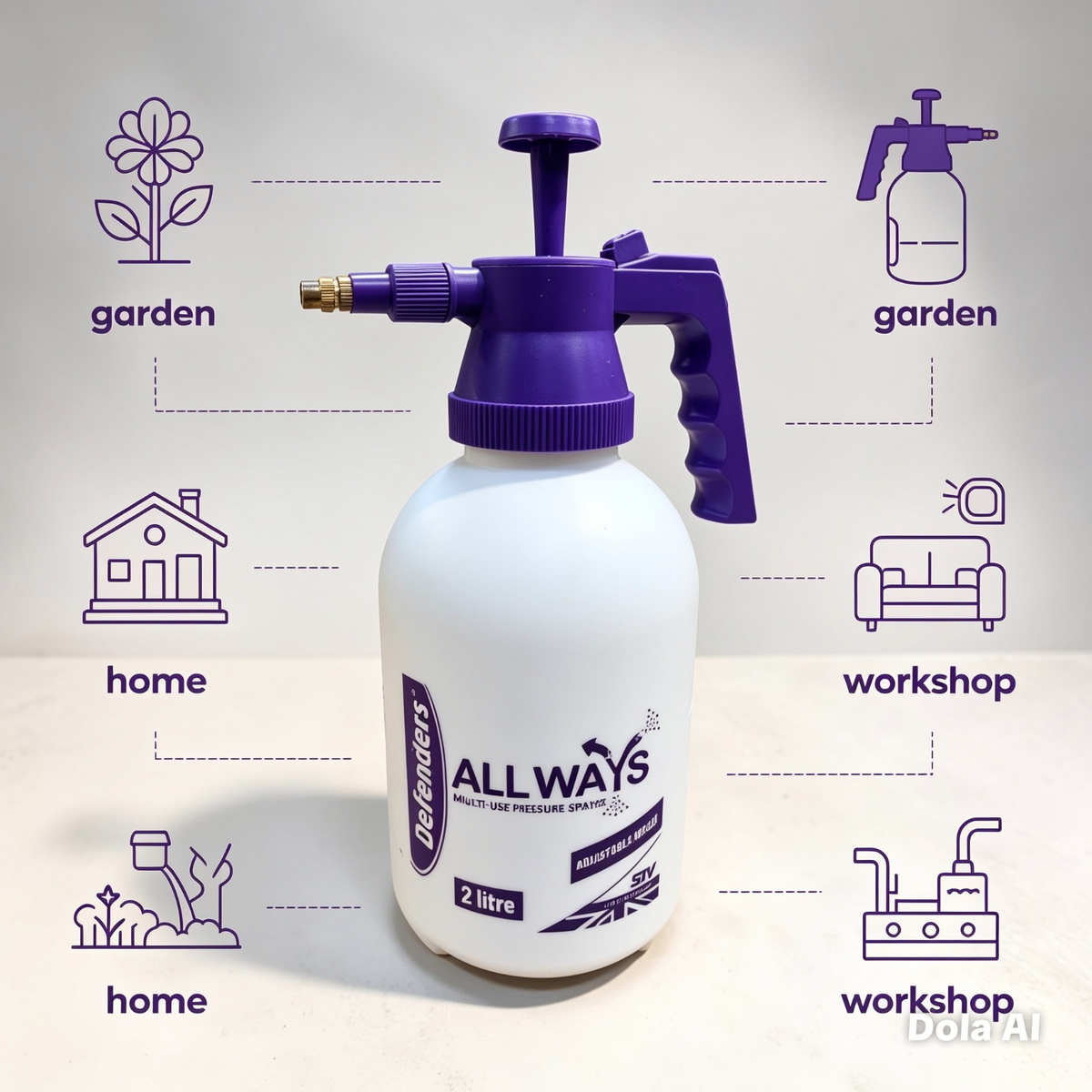 Defenders All Ways 2L Pressure Sprayer – Multi-Use Power Spraying!