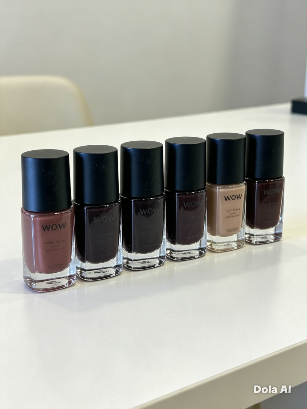 WOW Nail Polish – Colour NAIL.73-IL – Deep Burgundy – 10ml – Regular – 6 Bottles