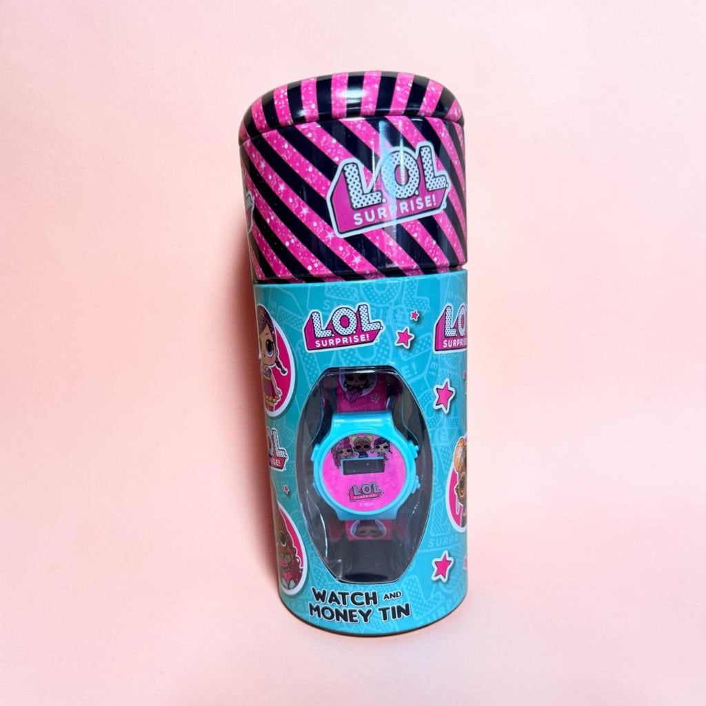 L.O.L. Surprise! Watch & Coin Bank Tin Gift Set – Age 5+