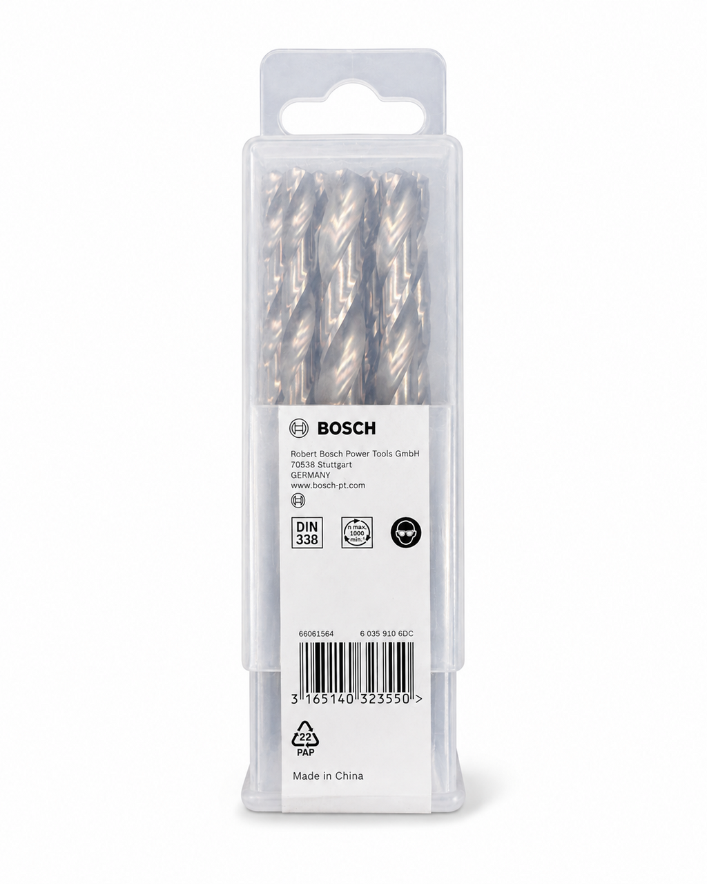 Bosch HSS-G Metal Drill Bits – 9.8mm, Pack of 5