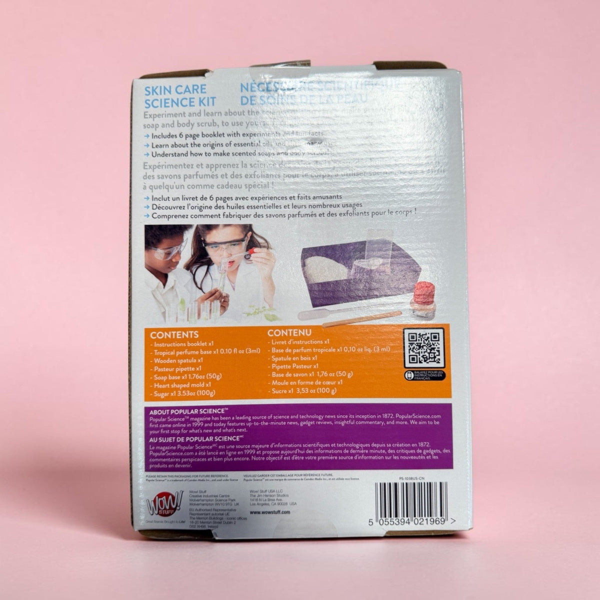 Popular Science Skin Care STEM Science Kit – Make Soaps, Scrubs & Oils – Brand N