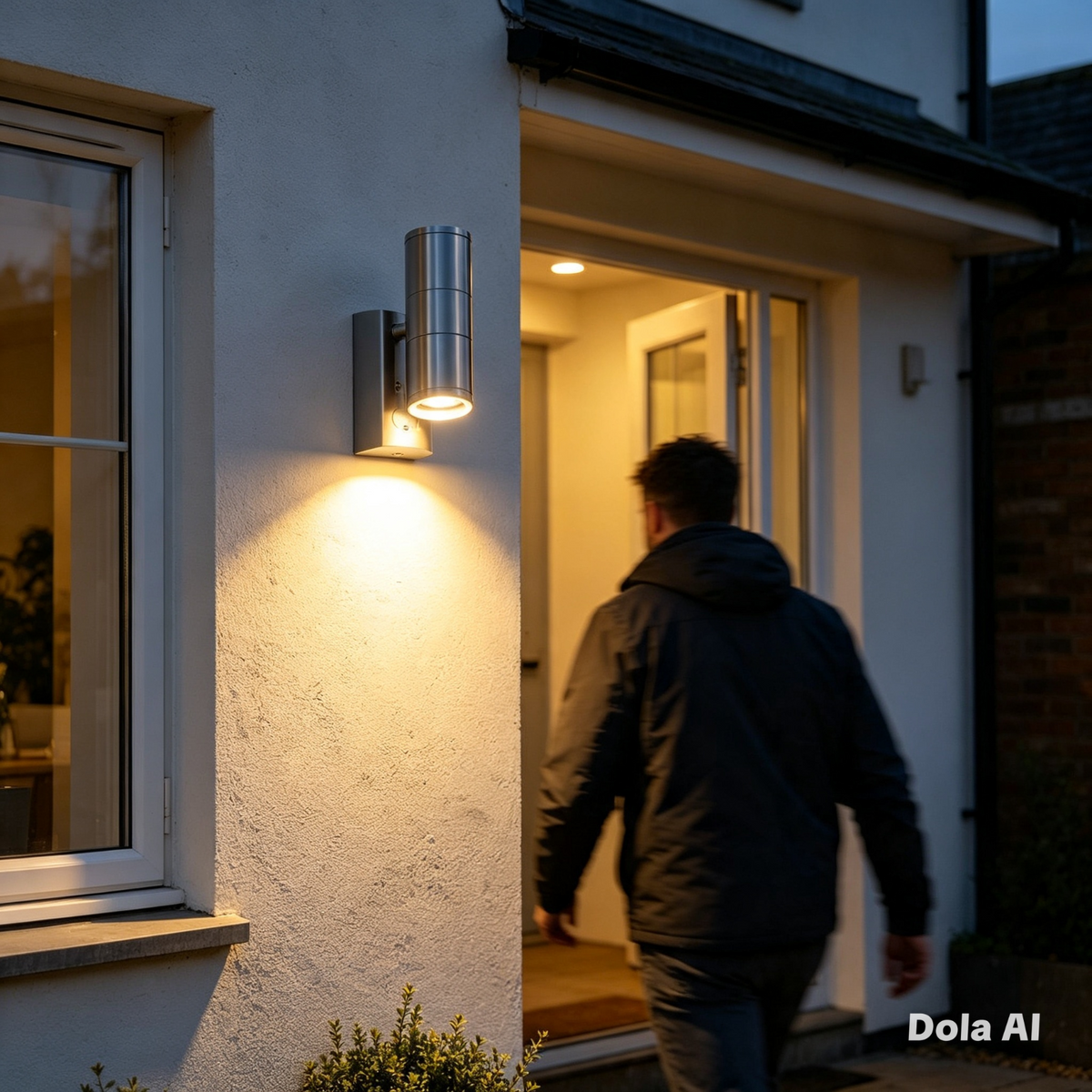 Coast Islay PIR Up/Down Wall Light – IP44 – 316 Stainless Steel – 2×GU10 – Senso