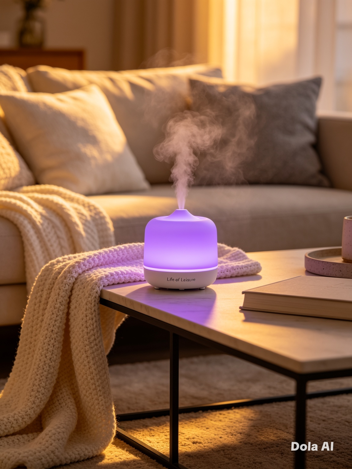 🌿 Life of Leisure Ultrasonic Aroma Diffuser – Your Personal Calm & Comfort