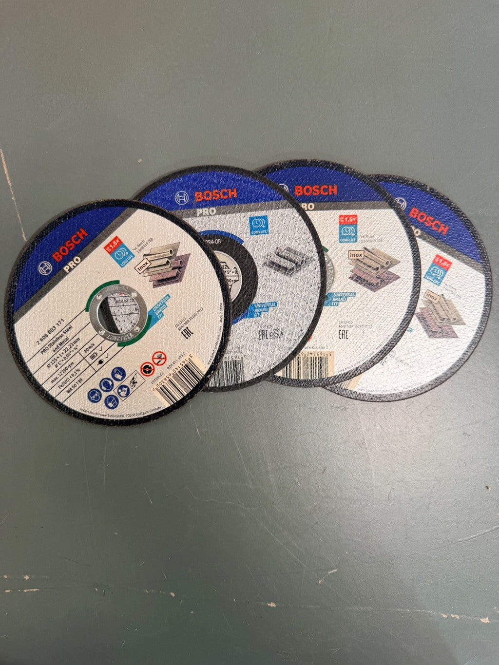 4 Bosch PRO 125mm Metal Cutting Discs – 2608603171