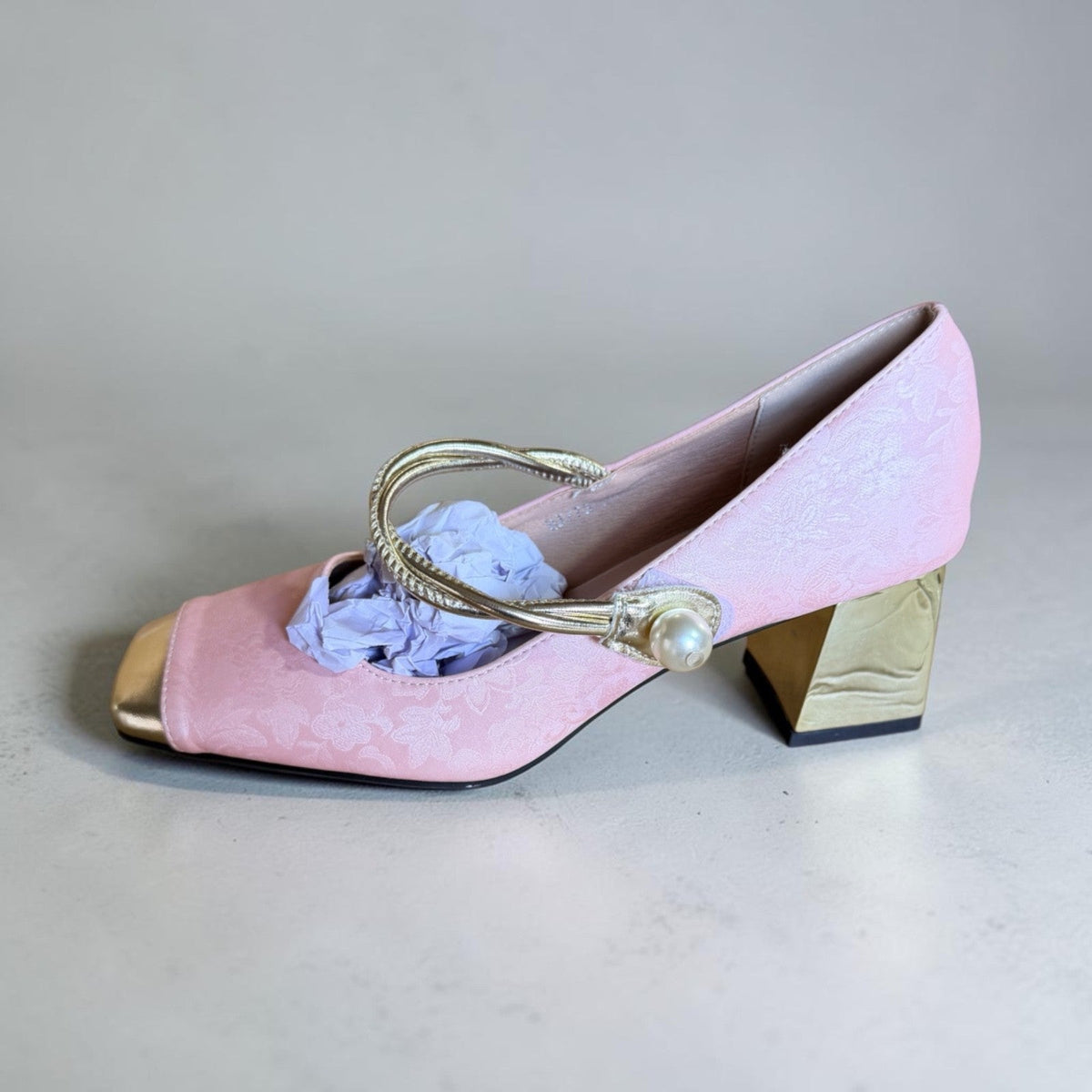 Pink Mary Jane Block Heels – EU 42 / Approx. UK 8