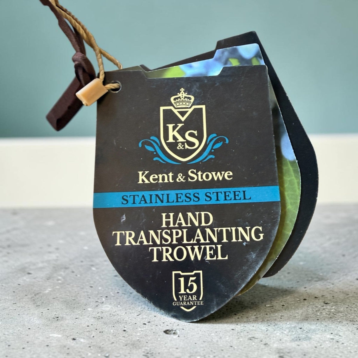 Kent & Stowe Hand Transplanting Trowel – Stainless Steel, Depth Gauge