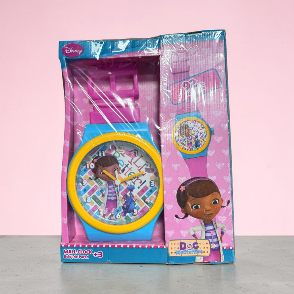 Disney Doc McStuffins Wall Clock – Giant Watch Shape – Kids Room – Brand New