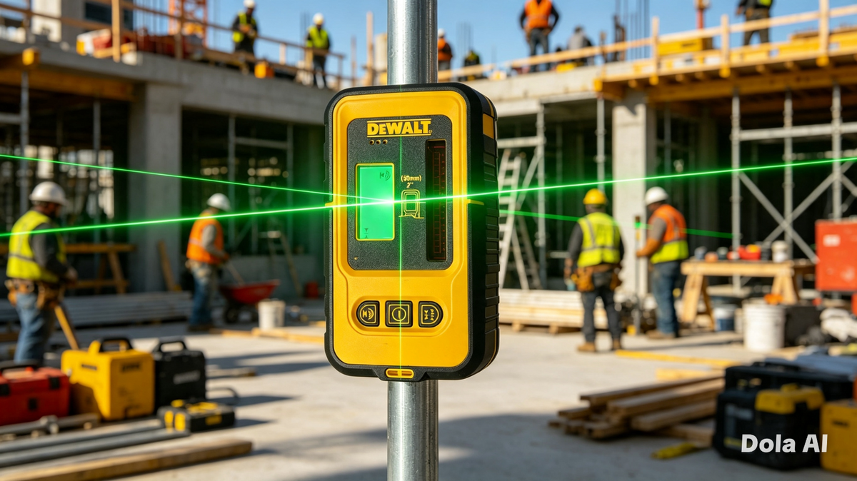 DeWalt DE0892 Digital Laser Detector Receiver 50m Red Beam DW088K DW089K