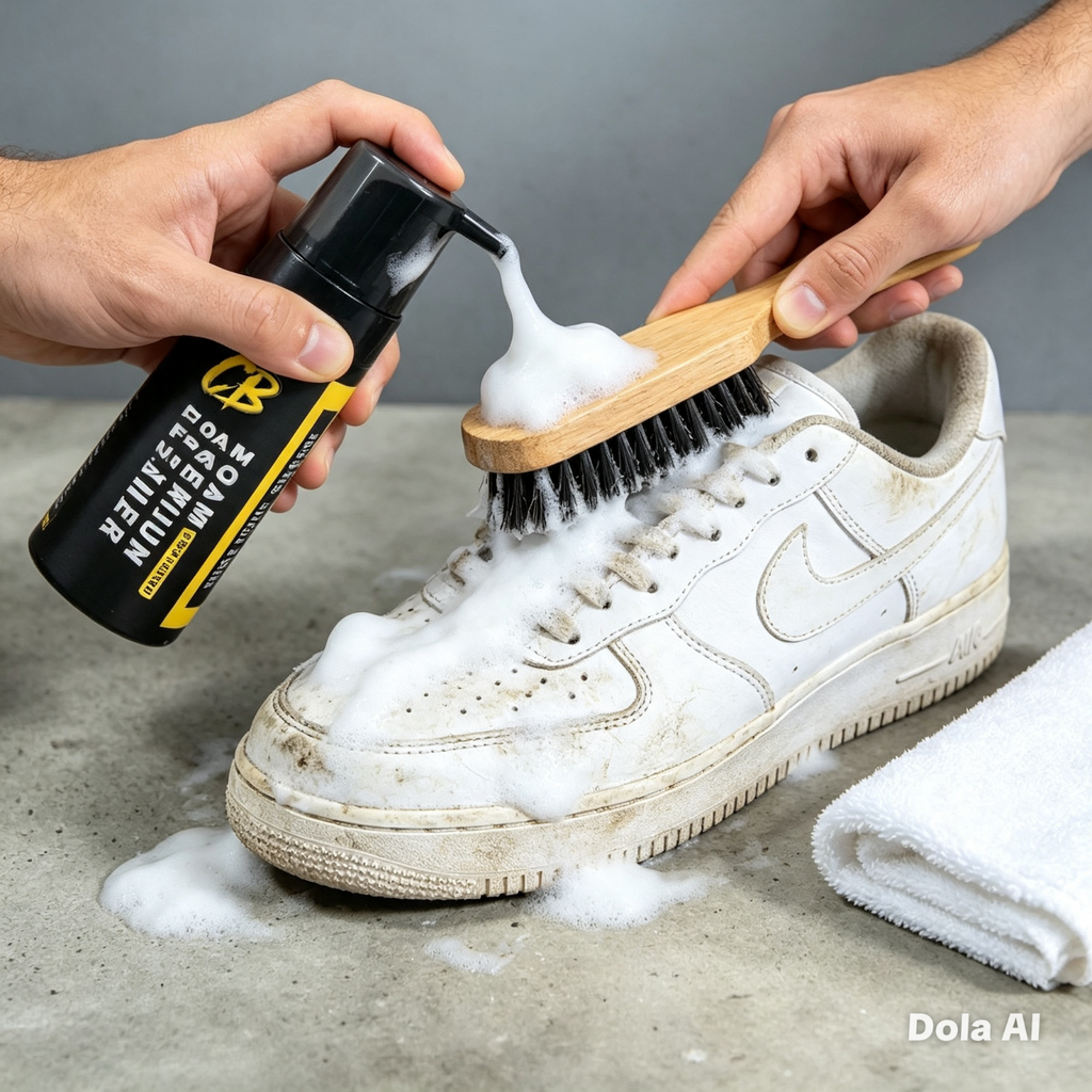 CB Premium Shoe Cleaner Kit – Foam + Brush + Towel – 150ml – Brand New