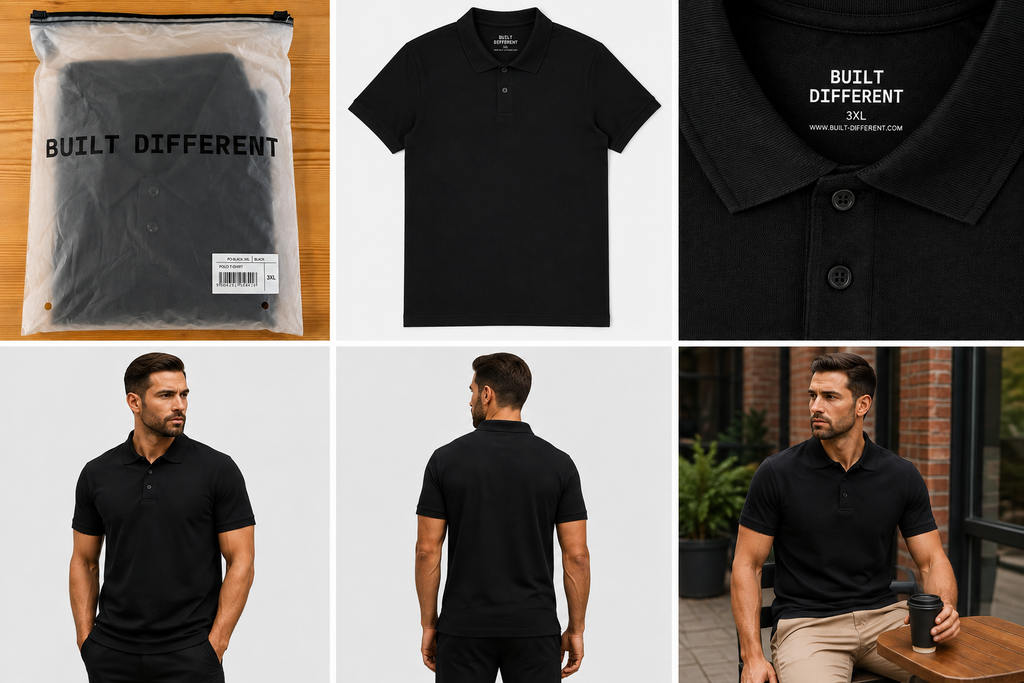 Built Different job lot – sample styles and colours