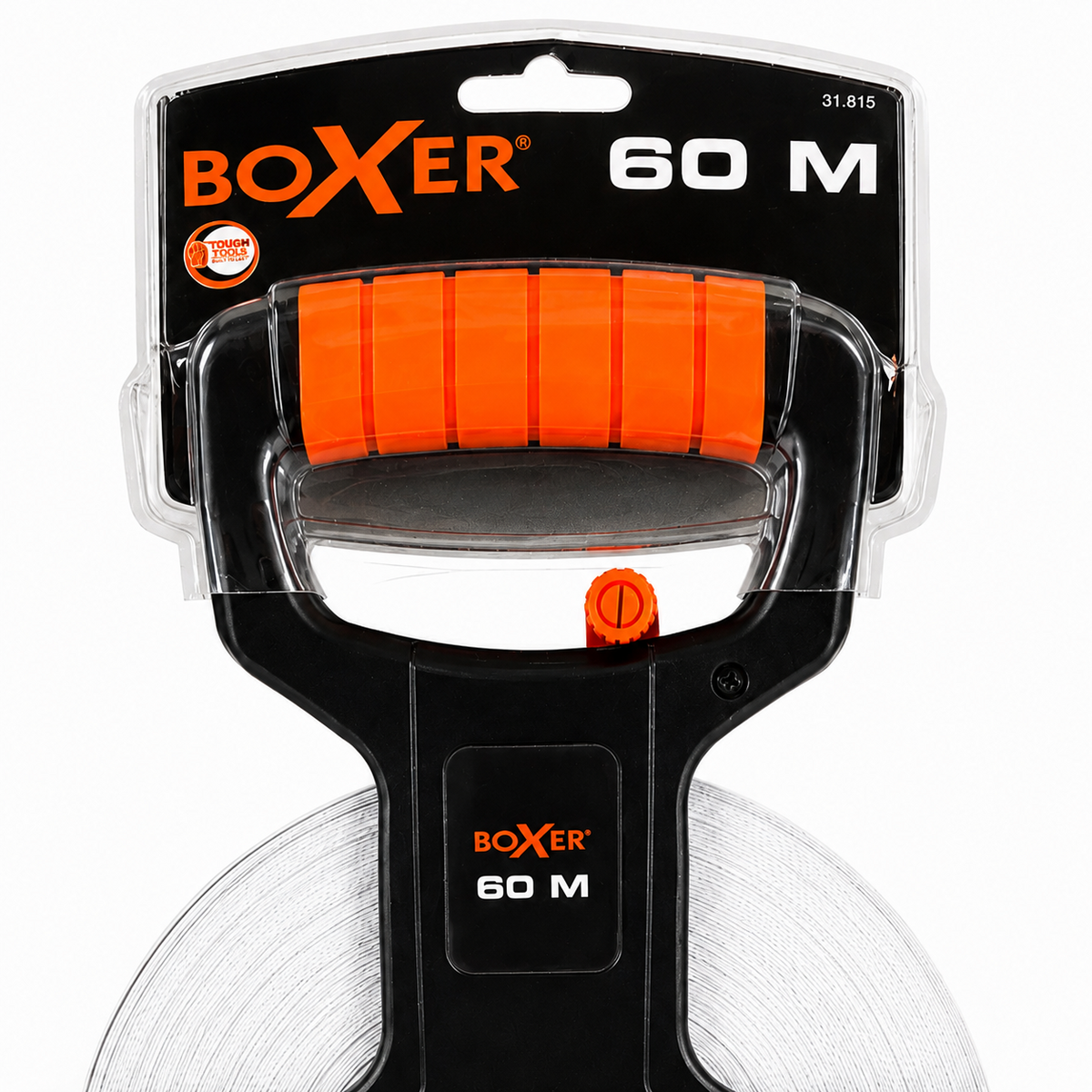 BOXER 60m Fibreglass Open-Reel Tape Measure