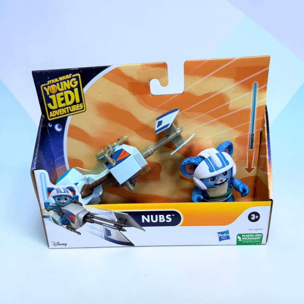 Star Wars Young Jedi Adventures Nubs Figure & Speeder – Age 3+