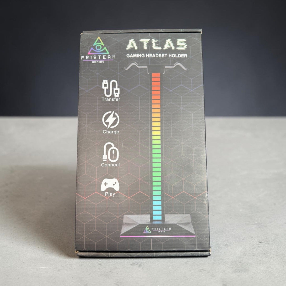 Pristeam Atlas RGB Gaming Headset Holder – Full Listing