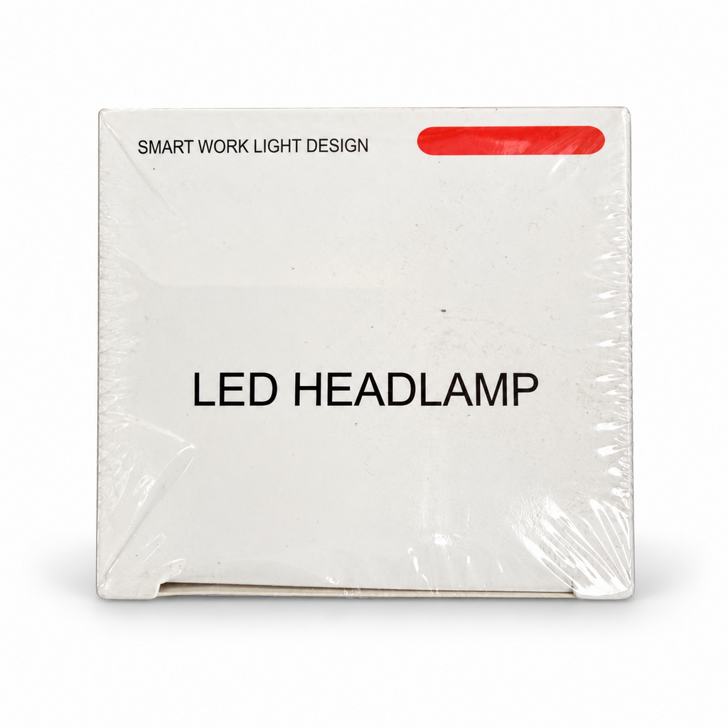 LED Head Torch Headlamp Hands Free Camping Fishing Work Light New Sealed Boxed