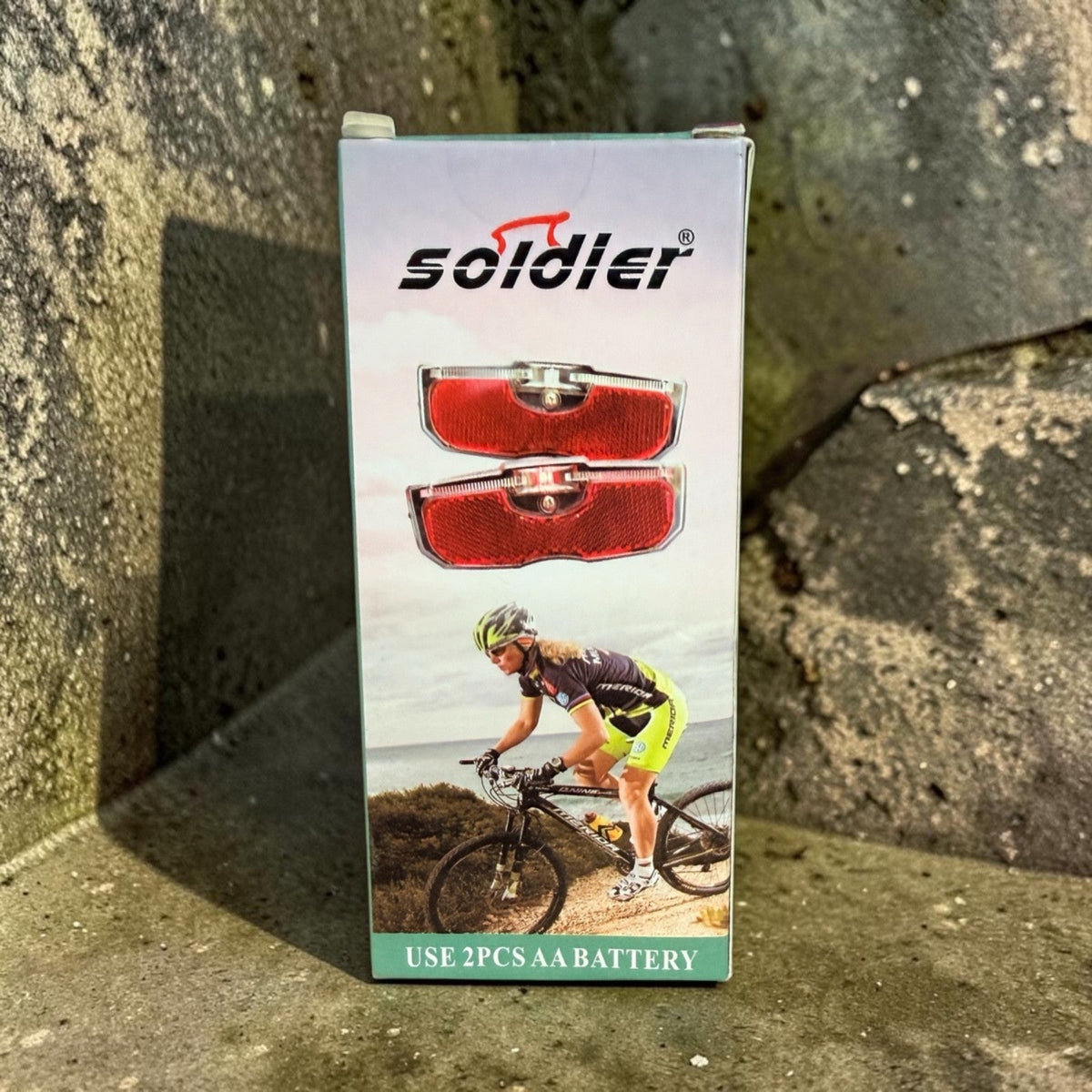 Soldier Bike Rear Lights – 2 Pack – LED – Universal Fit – Battery Operated – Saf