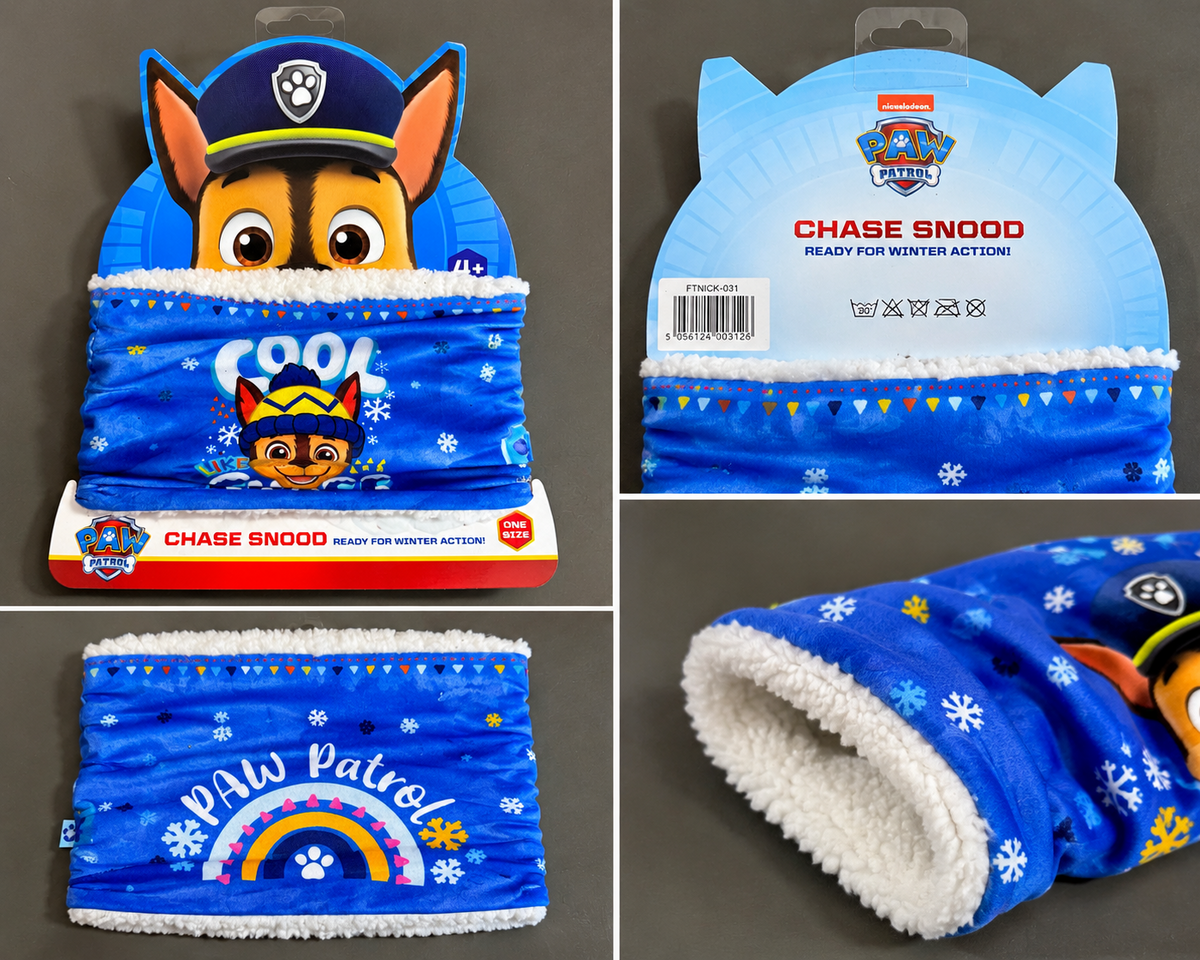 Paw Patrol Chase Children’s Snood – Blue – Age 4+