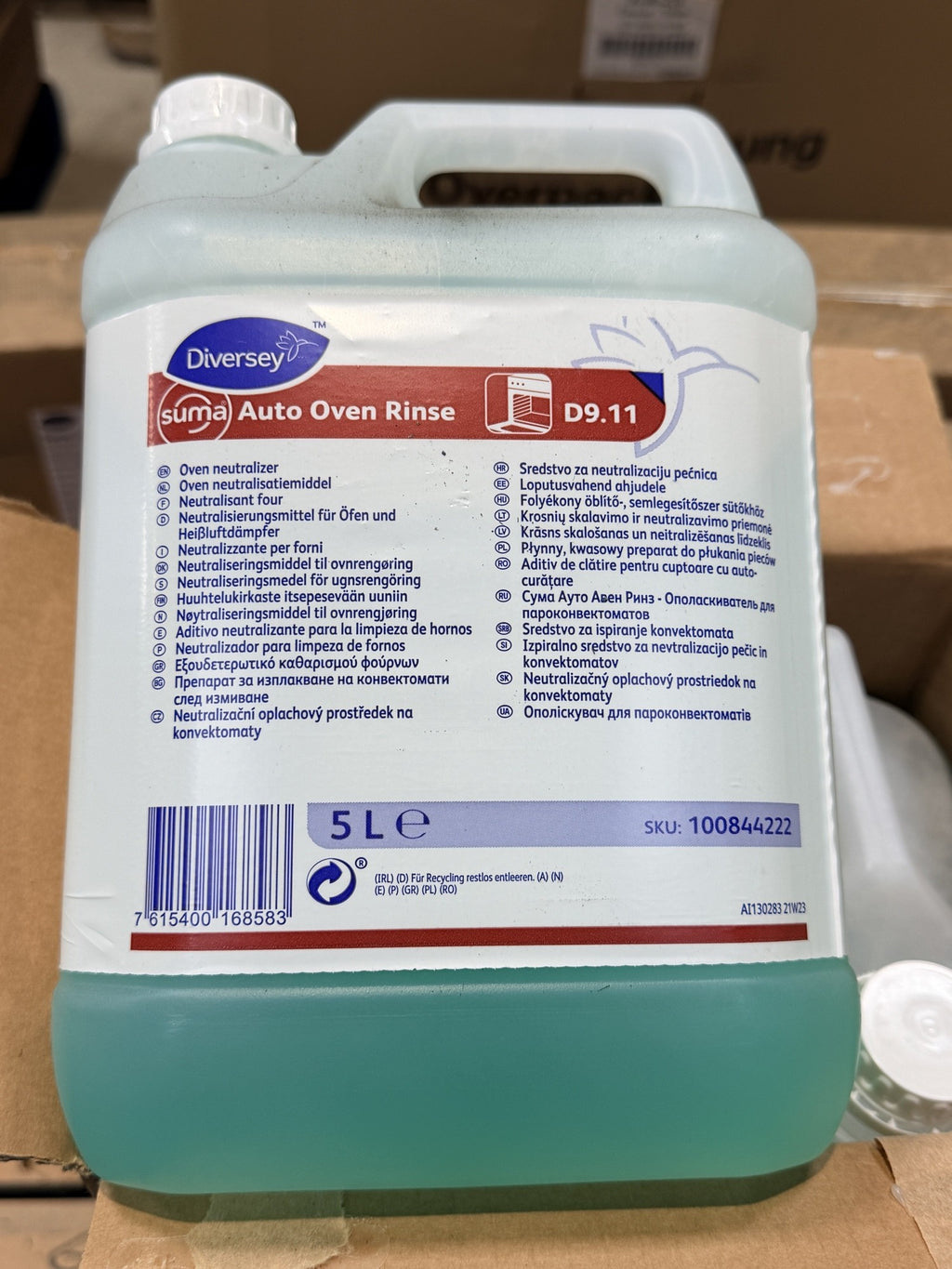 Diversey Suma Auto Oven Rinse D9.11 – actual stock photo 2