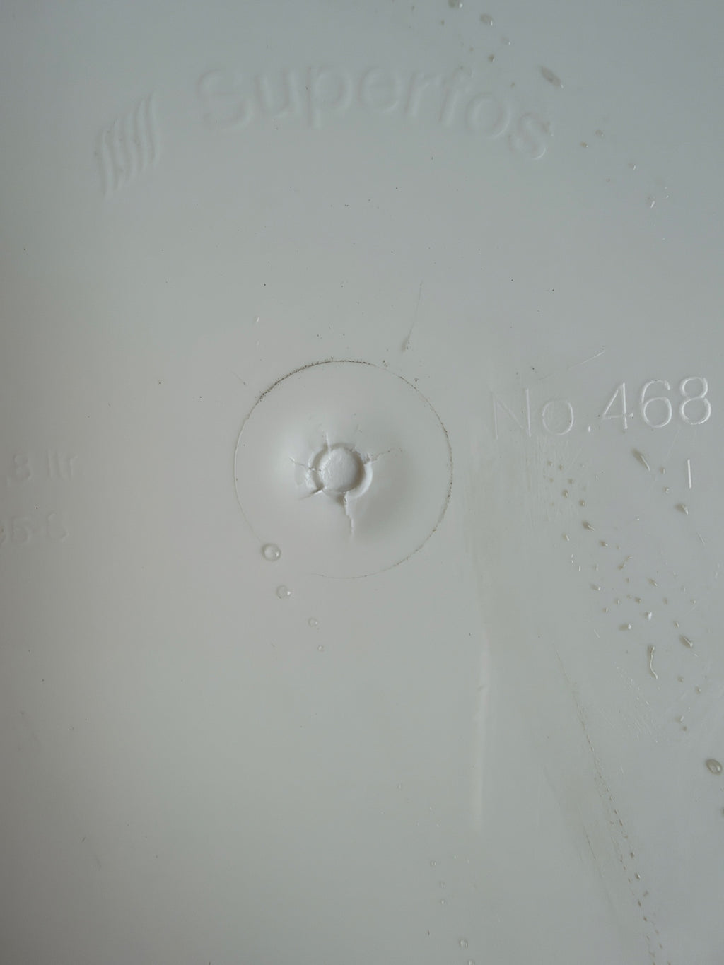 Bucket base – Superfos No. 468, 10.8 litre