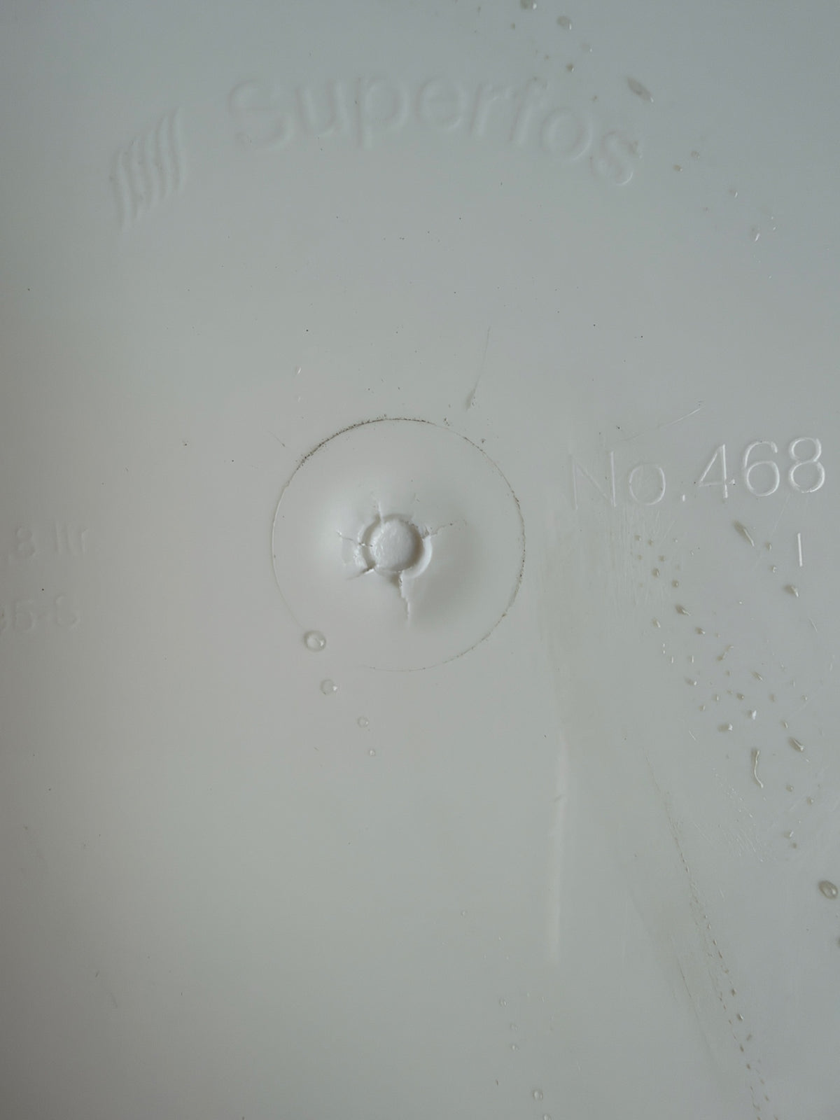 Bucket base – Superfos No. 468, 10.8 litre