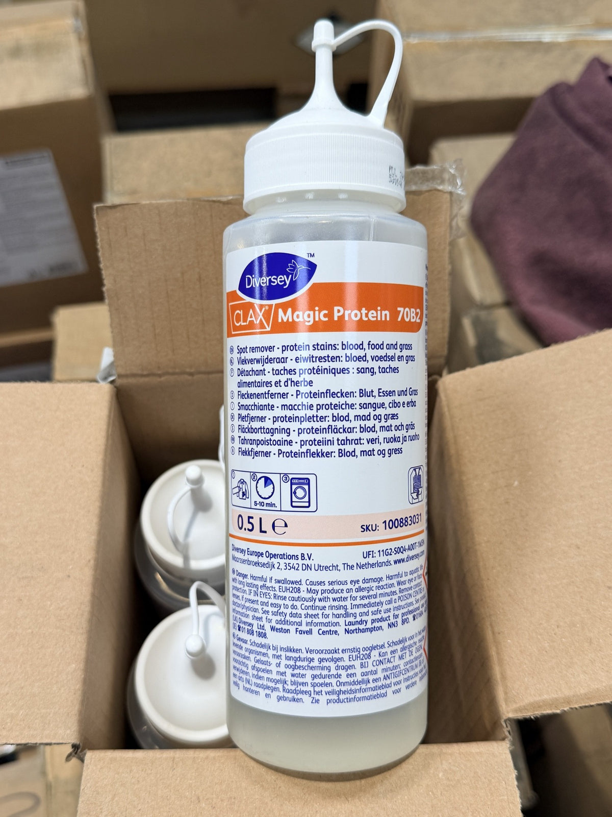 Diversey Clax Magic Protein 70B2 – actual stock photo 2