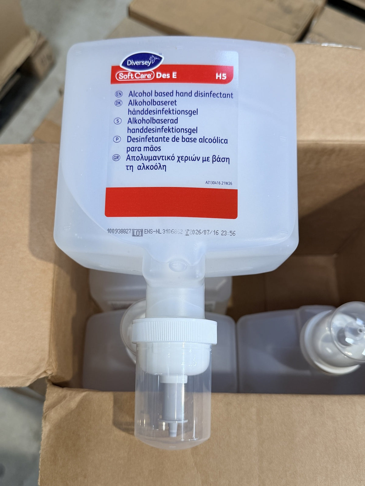 Diversey Soft Care Des E H5 – actual stock photo 2
