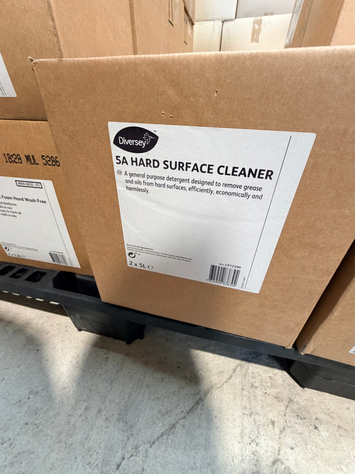 Diversey 5A Hard Surface Cleaner 2 x 5L case – actual stock