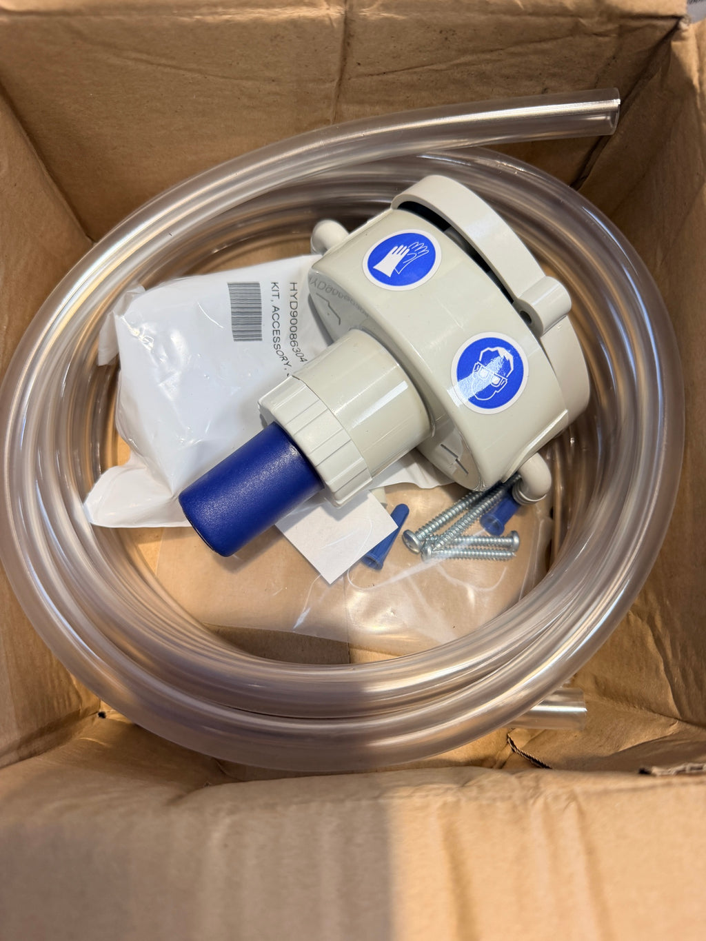 Diversey HPP1 hand push pump in box with tubing and fixings – actual stock