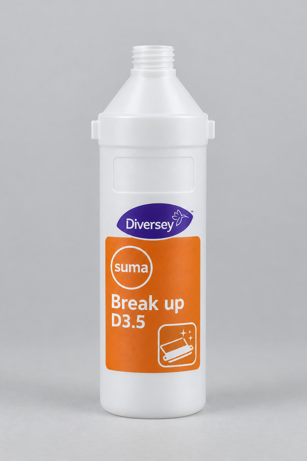 Diversey Suma Break Up D3.5 empty 750ml bottle – studio image