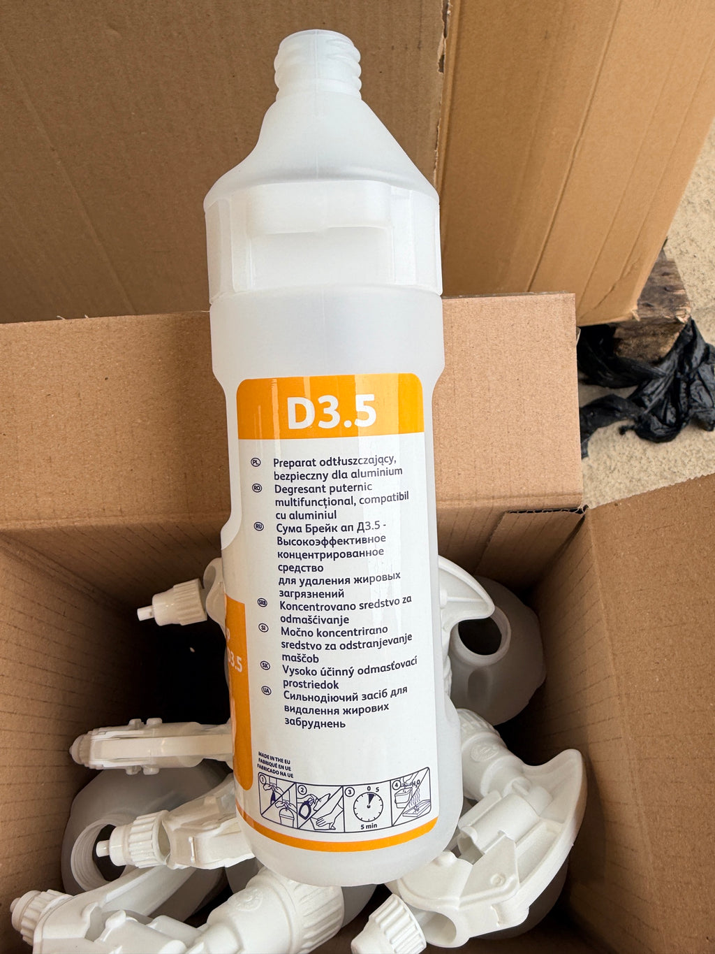 Suma D3.5 bottle side label