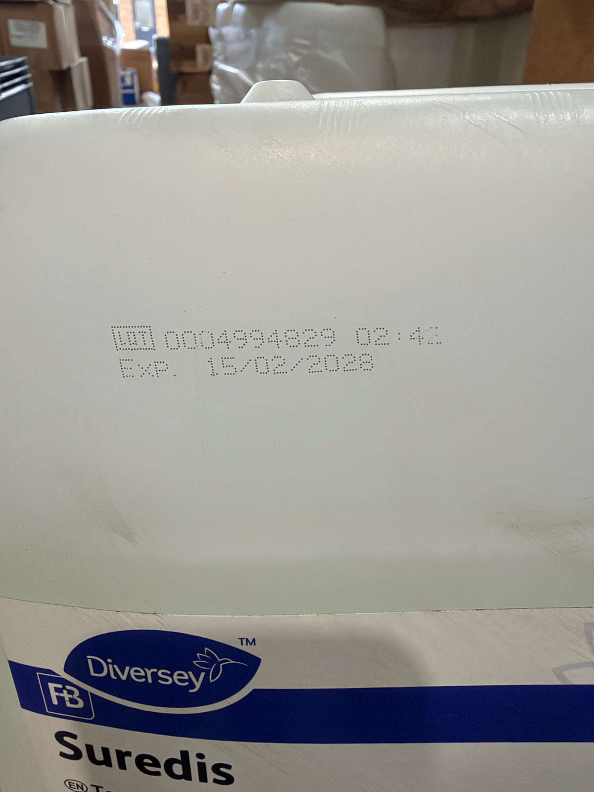 Suredis VT1 lot 0004994829, expiry 15/02/2028