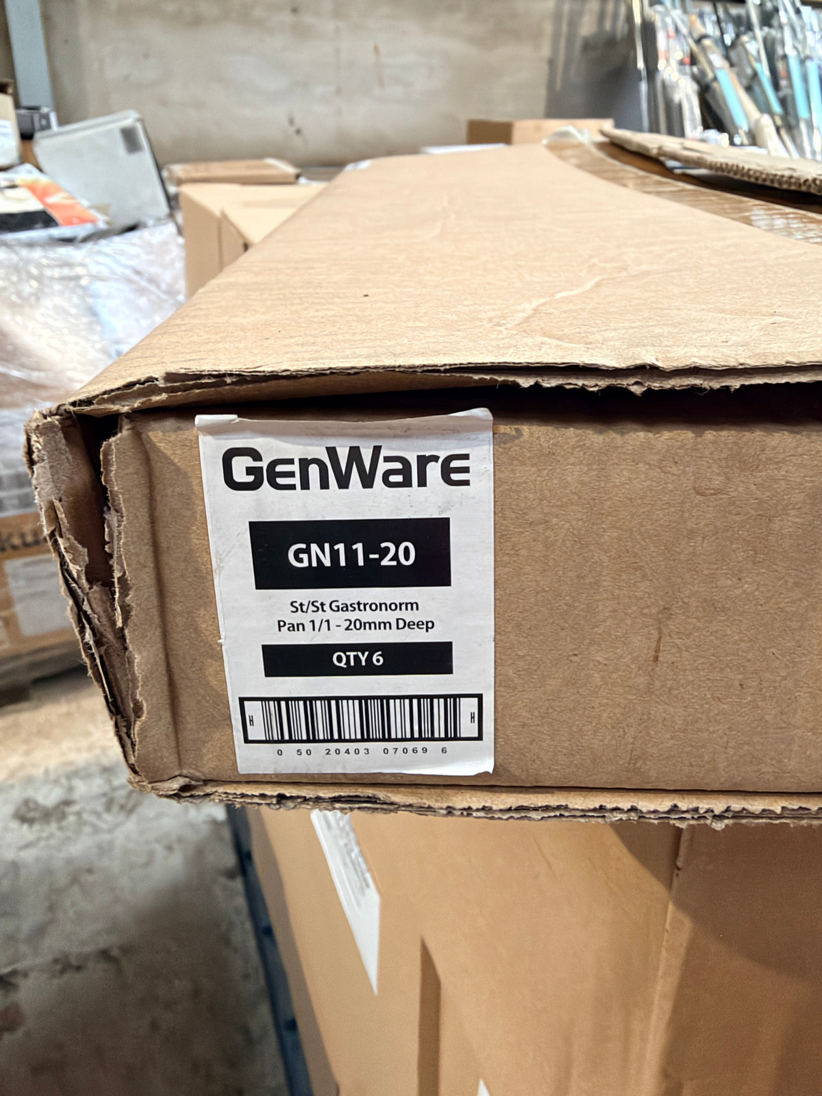 GenWare GN11-20 box label – QTY 6