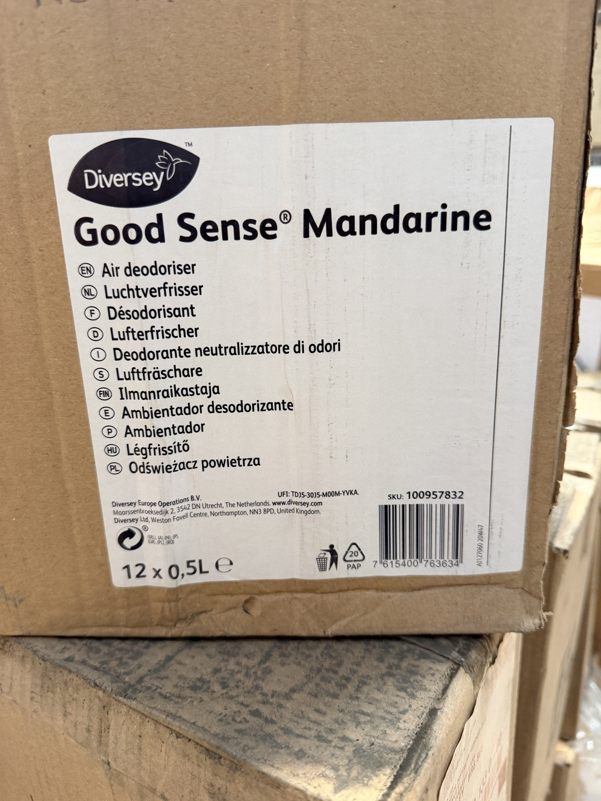 Diversey Good Sense Mandarine – actual stock photo 1