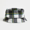 H&M kids' black/white checked brushed bucket hat 1059412009 – H&M library photo
