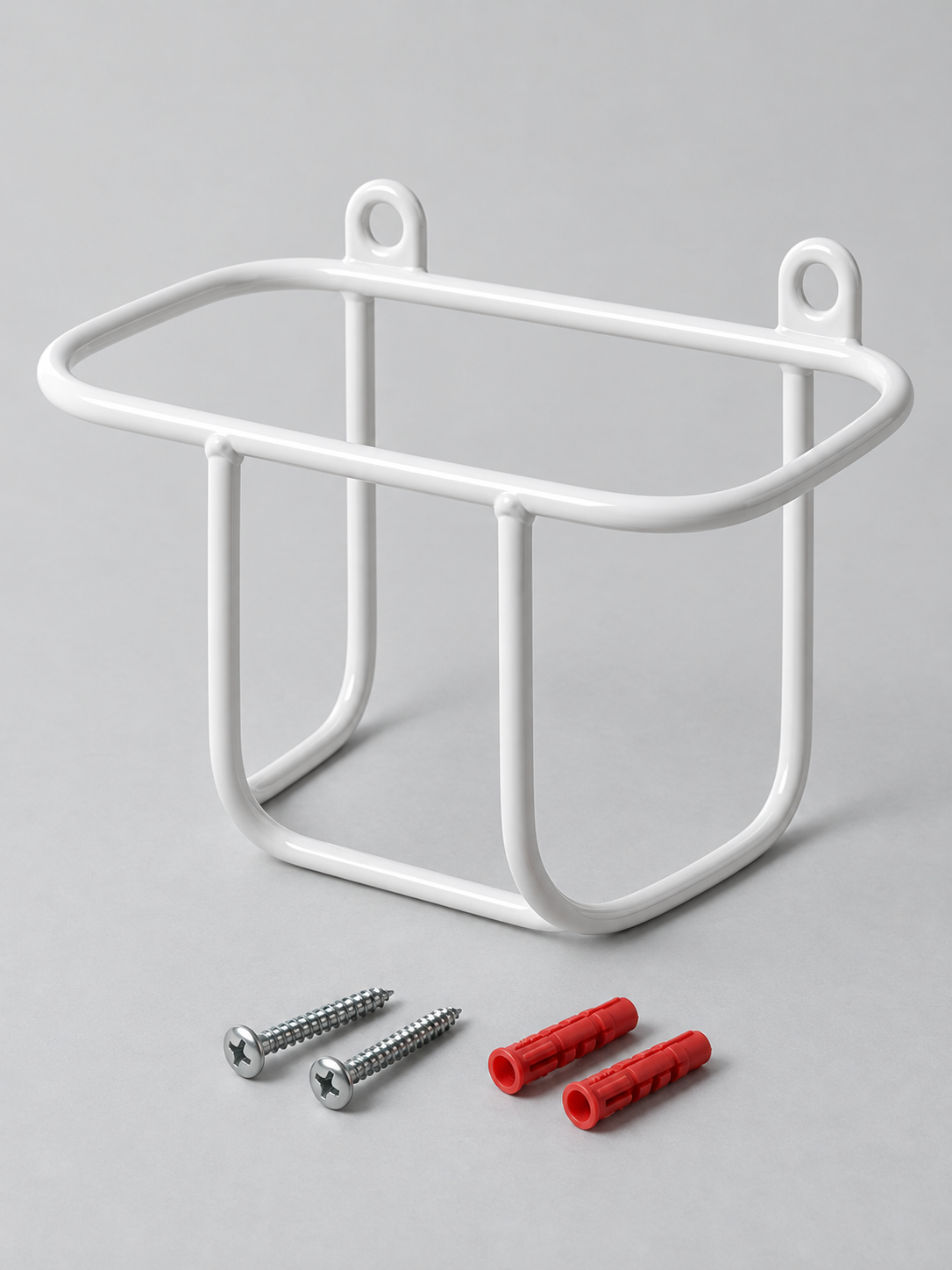 Diversey 5L bottle holder 66285 with 2 screws and 2 wall plugs – studio image (sold in packs of 5)
