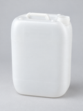 10 litre natural HDPE jerry can without cap – studio image