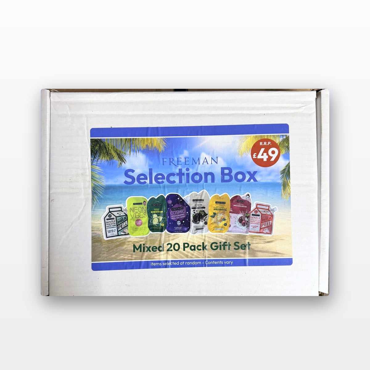 Freeman Selection Box – Mixed 20 Pack Gift Set, RRP £49, sealed box on a studio background