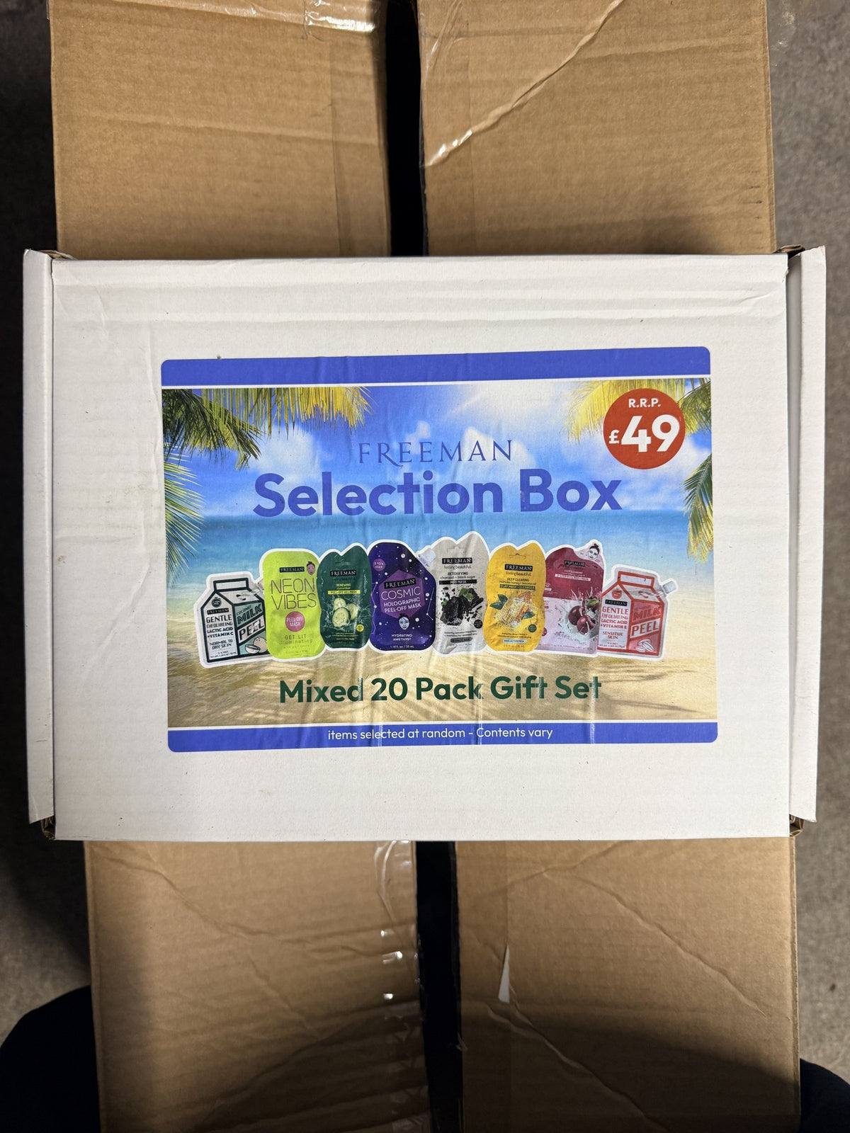 Freeman Selection Box – actual stock photo of the sealed box