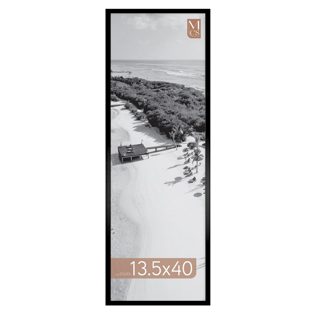 MCS Gallery Foundation 13.5x40 poster frame, black – manufacturer library photo
