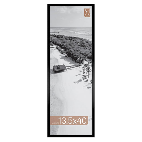 MCS Gallery Foundation 13.5x40 poster frame, black – manufacturer library photo