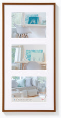 Walther Lifestyle 3-aperture gallery frame, bronze – manufacturer library photo