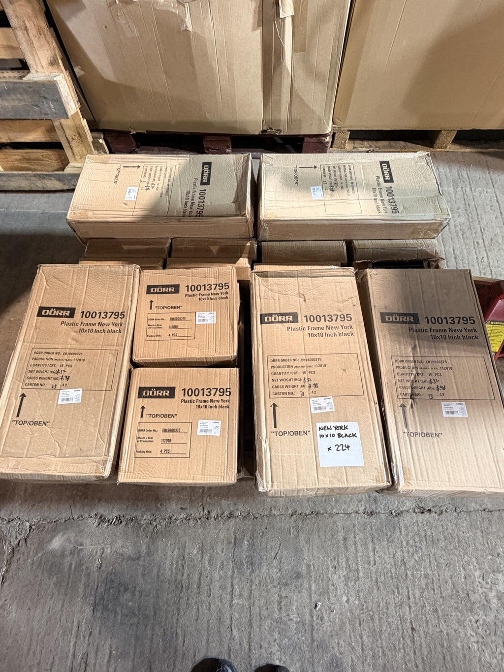 Dörr New York 10x10" Black Photo Frames – actual stock photo 1